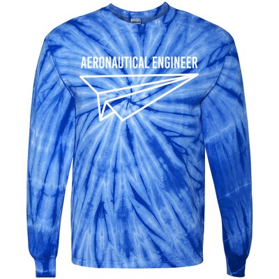 Aeronautical Engineer Tie-Dye Long Sleeve Shirt