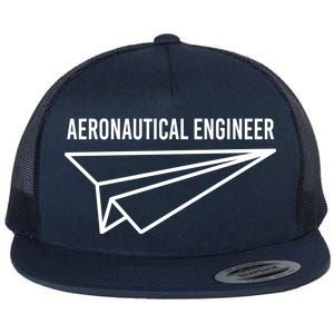 Aeronautical Engineer Flat Bill Trucker Hat