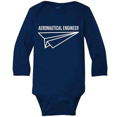 Aeronautical Engineer Baby Long Sleeve Bodysuit