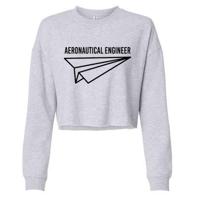 Aeronautical Engineer Cropped Pullover Crew