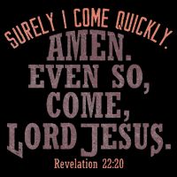 A Even So Come LORD Jesus Revelation Second Coming KJV Impact Tech Backpack