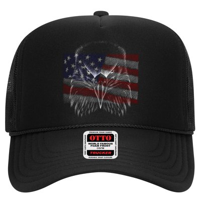 American Eagle Sketch Art Trucker Hat