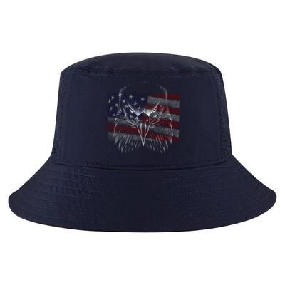 American Eagle Sketch Art Cool Comfort Performance Bucket Hat