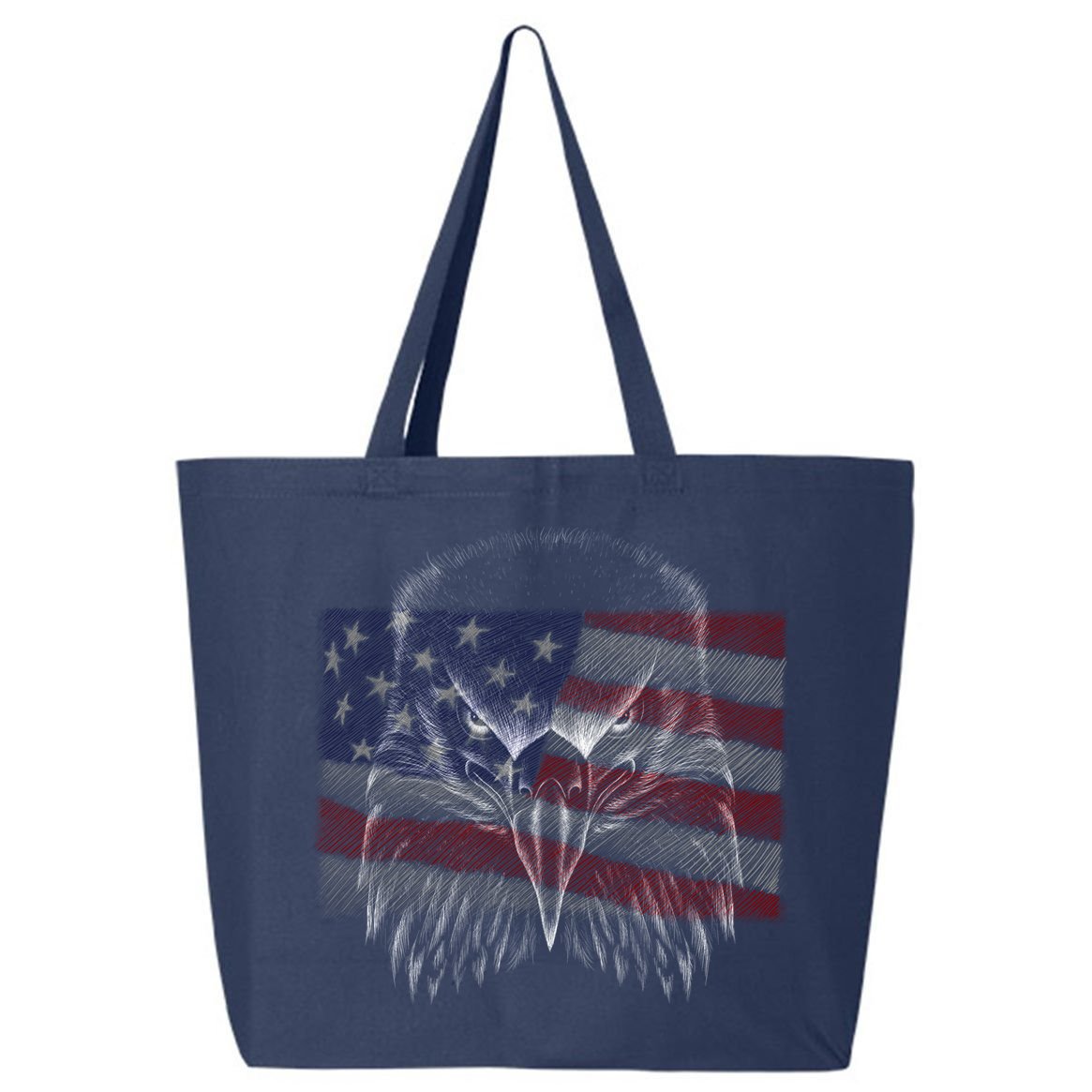 American Eagle Sketch Art 25L Jumbo Tote