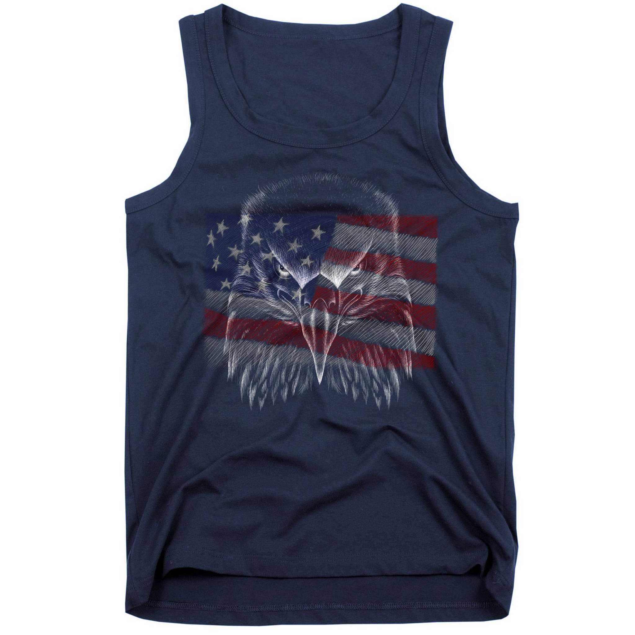 American Eagle Sketch Art Tank Top