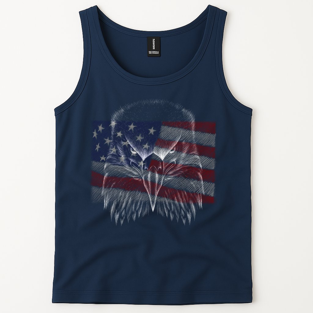 American Eagle Sketch Art Tank Top