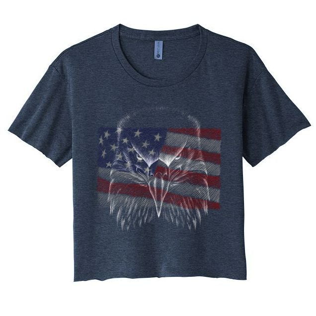 American Eagle Sketch Art Crop Top