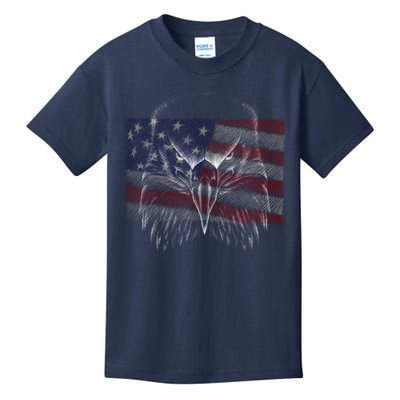 American Eagle Sketch Art Kids T-Shirt