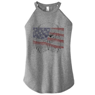 American Eagle Sketch Art Women’s Perfect Tri Rocker Tank