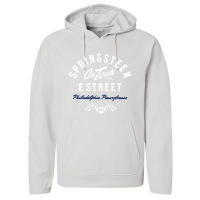 And E Street Band In Philadelphia Pa On Aug 2123 2024 Performance Fleece Hoodie