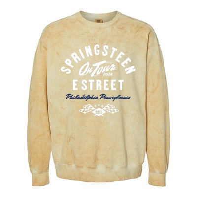 And E Street Band In Philadelphia Pa On Aug 2123 2024 Colorblast Crewneck Sweatshirt