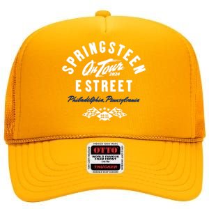 And E Street Band In Philadelphia Pa On Aug 2123 2024 High Crown Mesh Back Trucker Hat