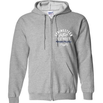 And E Street Band In Philadelphia Pa On Aug 2123 2024 Full Zip Hoodie