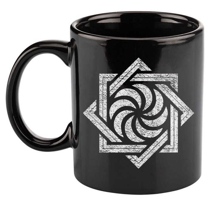 Armenian Eternity Sign Arevakhach Armenia Sun Cross Symbol 11oz C Handle Ceramic Mug