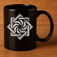 Armenian Eternity Sign Arevakhach Armenia Sun Cross Symbol 11oz C Handle Ceramic Mug