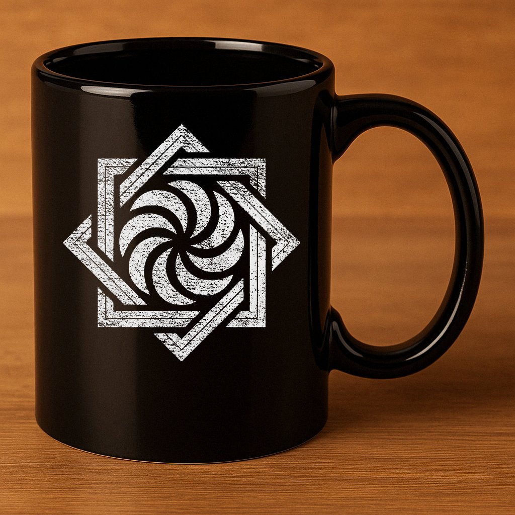 Armenian Eternity Sign Arevakhach Armenia Sun Cross Symbol 11oz C Handle Ceramic Mug