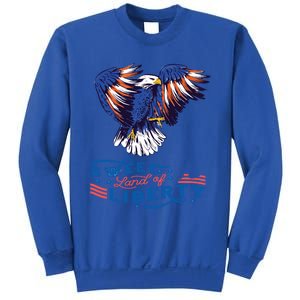 American Eagle Sweet Land Of Liberty 4th July Usa Gift Sweatshirt