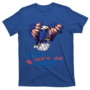 American Eagle Sweet Land Of Liberty 4th July Usa Gift T-Shirt