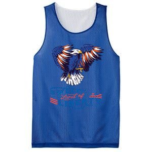 American Eagle Sweet Land Of Liberty 4th July Usa Gift Mesh Reversible Basketball Jersey Tank