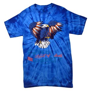 American Eagle Sweet Land Of Liberty 4th July Usa Gift Tie-Dye T-Shirt