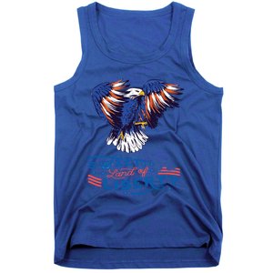 American Eagle Sweet Land Of Liberty 4th July Usa Gift Tank Top