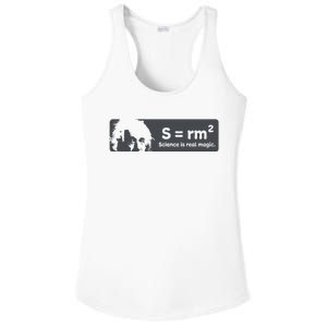 Albert Einstein Science Is Real Magic Ladies PosiCharge Competitor Racerback Tank