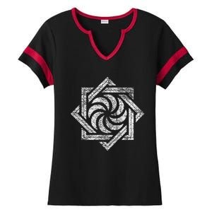 Armenian Eternity Sign Arevakhach Armenia Sun Cross Symbol Ladies Halftime Notch Neck Tee