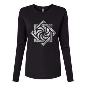 Armenian Eternity Sign Arevakhach Armenia Sun Cross Symbol Womens Cotton Relaxed Long Sleeve T-Shirt