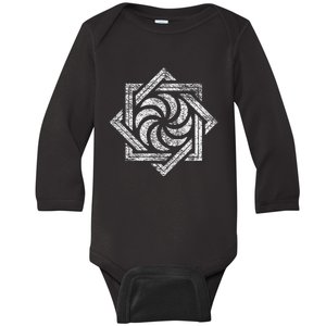 Armenian Eternity Sign Arevakhach Armenia Sun Cross Symbol Baby Long Sleeve Bodysuit