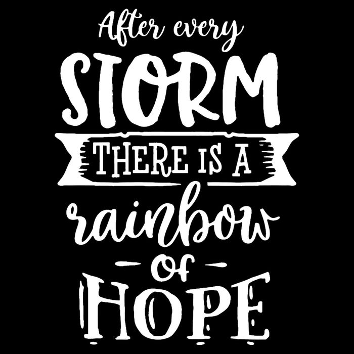 After Every Storm There's Is As Rainbow Of Hope Flexfit Unipanel Trucker Cap