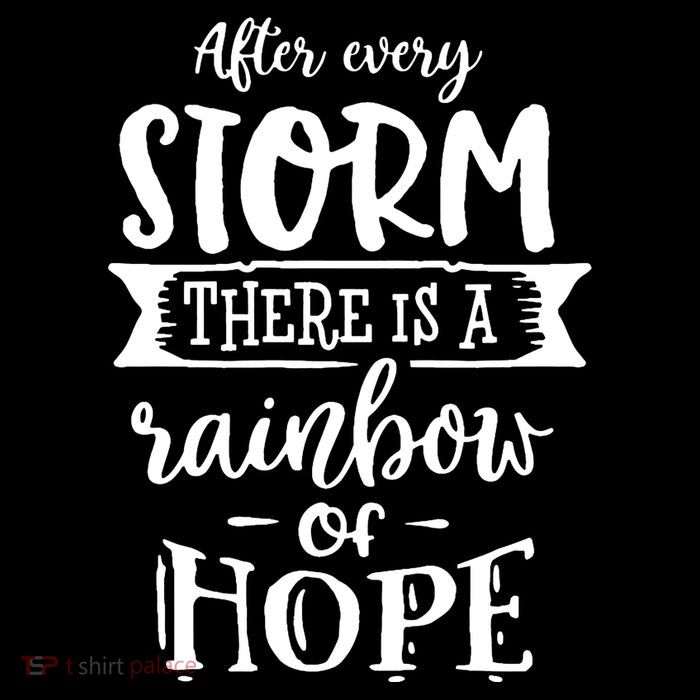 After Every Storm There's Is As Rainbow Of Hope 7-Panel Snapback Hat