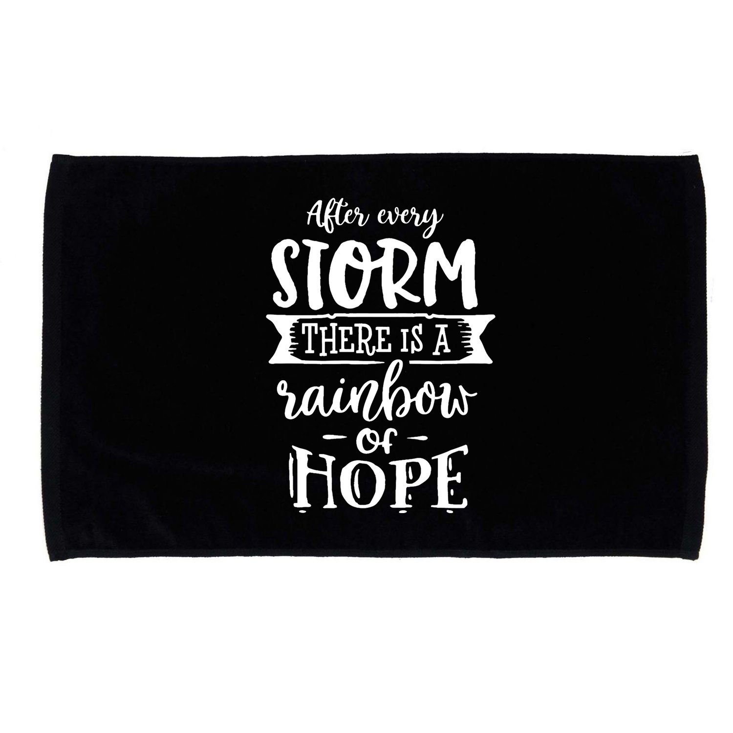 After Every Storm There's Is As Rainbow Of Hope Microfiber Hand Towel