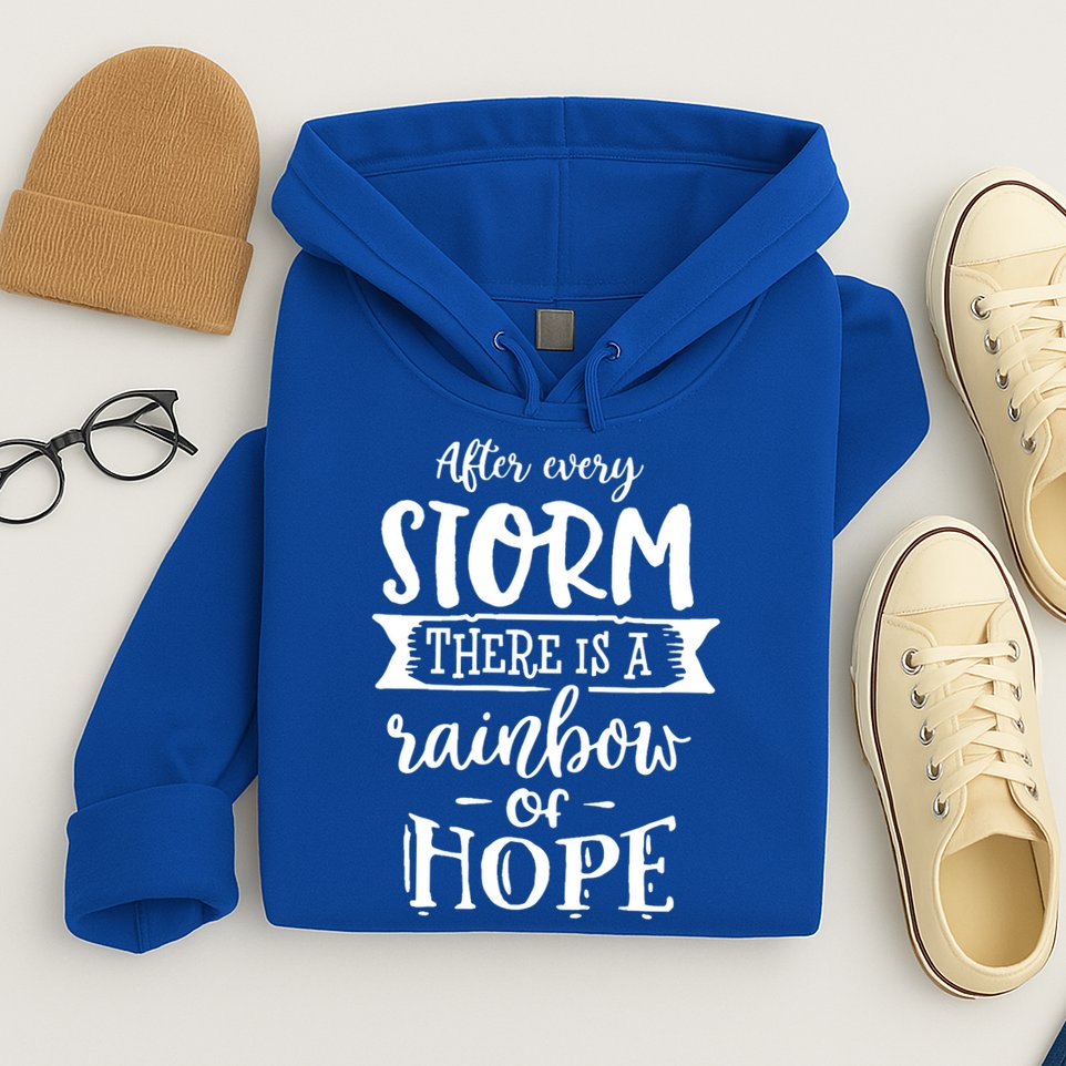 After Every Storm There's Is As Rainbow Of Hope Hoodie