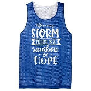 After Every Storm There's Is As Rainbow Of Hope Mesh Reversible Basketball Jersey Tank