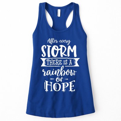 After Every Storm There's Is As Rainbow Of Hope Womens Tank Top
