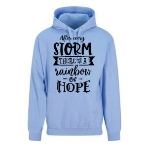 After Every Storm There's Is As Rainbow Of Hope Unisex Surf Hoodie