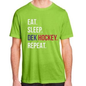 American Eat Sleep Dek Hockey Repeat Adult ChromaSoft Performance T-Shirt