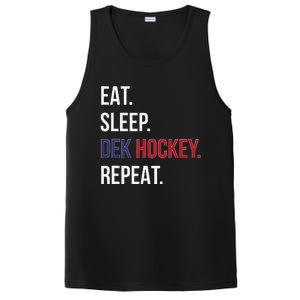 American Eat Sleep Dek Hockey Repeat PosiCharge Competitor Tank