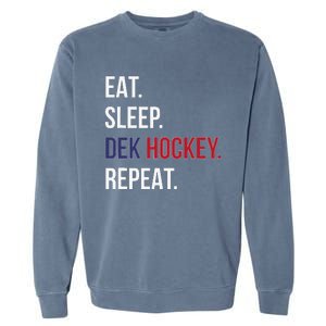 American Eat Sleep Dek Hockey Repeat Garment-Dyed Sweatshirt