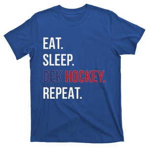 American Eat Sleep Dek Hockey Repeat T-Shirt