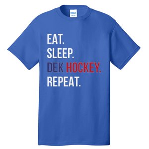 American Eat Sleep Dek Hockey Repeat Tall T-Shirt