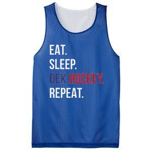 American Eat Sleep Dek Hockey Repeat Mesh Reversible Basketball Jersey Tank