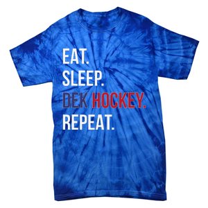 American Eat Sleep Dek Hockey Repeat Tie-Dye T-Shirt