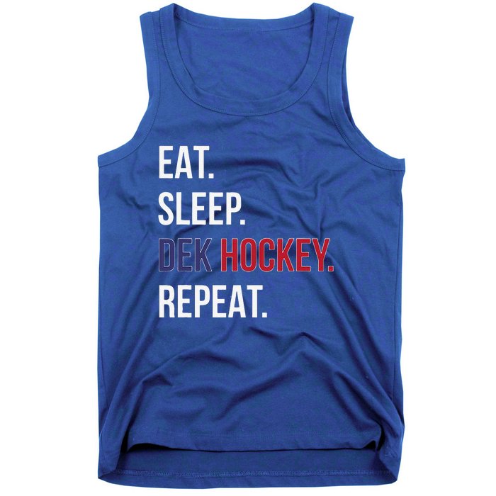 American Eat Sleep Dek Hockey Repeat Tank Top