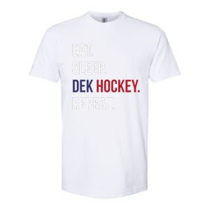 American Eat Sleep Dek Hockey Repeat Softstyle CVC T-Shirt