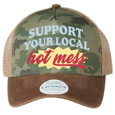 Alix Earle Support Your Local Hot Mess Legacy Tie Dye Trucker Hat