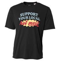 Alix Earle Support Your Local Hot Mess Cooling Performance Crew T-Shirt