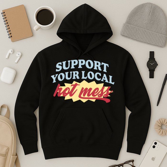 Alix Earle Support Your Local Hot Mess Hoodie