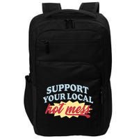 Alix Earle Support Your Local Hot Mess Impact Tech Backpack