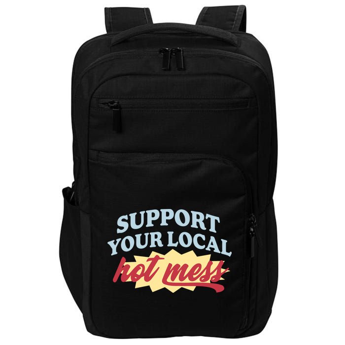 Alix Earle Support Your Local Hot Mess Impact Tech Backpack